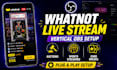 setup obs whatnot livestream vertical for auctions and sport streaming
