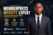 create a professional wordpress membership website using memberpress