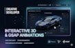 build immersive 3d react website with gsap scrolltrigger and threejs from figma