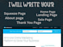 write high converting landing page and sales page copy