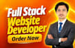 build website as a website developer, front end developer, full stack dev