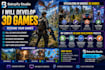 build 3d games using unity