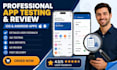 test and review your IOS and android with detailed feedback