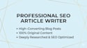 write premium SEO pet articles and dog care blogs