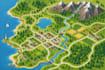 do vector maps, trail map, campus map, tourist map and rv park map