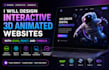 design 3d animated website with react threejs and gsap
