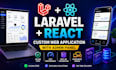 build custom laravel react web application with admin panel