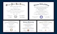design college diploma, high school diploma, award certificate