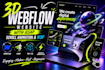build a 3d webflow website with gsap scroll animation r3f website