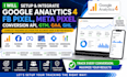 setup google analytics, fb pixel, fb conversion api, meta pixel gtm ga4 ghl