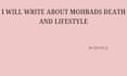 write about mohbads death and lifestyle