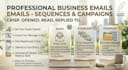 write professional business emails and email sequences