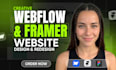 do webflow website design, framer website, figma to webflow, webflow developer