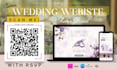 make personalised themed based wedding website with rsvp the knot, zola, canva