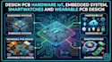 design pcb hardware iot, embedded system, smartwatches and wearable pcb design
