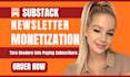 create a profitable substack newsletter setup substack design substack website