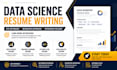write a top data science resume, as a professional technology recruiter