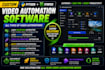 create custom python and ffmpeg video automation software
