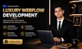 design and develop a luxury webflow website
