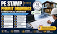 pe stamp city stamp floor plan fl stamp structural engineer tx stamp ca stamp