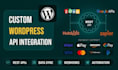 fix and integrate and api in wordpress woocommerce website with php, python