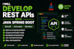 develop rest apis with java spring boot