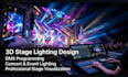 create professional dmx programming and stage lighting design for event setup