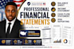 prepare balance sheet, income statement, and cash flow statement