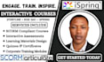create interactive elearning course using ispring, scorm, storyline and rise 360