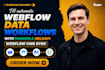automate webflow data workflows with parabola meldapi webflow cms sync