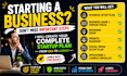 create a complete startup business setup plan and launch checklist