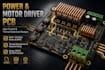 design custom motor driver power and supply pcb layout