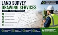 draw land survey plans for you