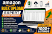 bulk upload amazon listings, create flat files, and manage inventory updates