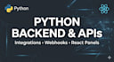 develop custom python backend apis and integrations
