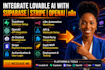 integrate supabase, stripe, openai, n8n in lovable ai app