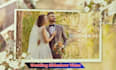 create a wedding and birthday slideshow video