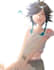 draw half body, anime artstyle
