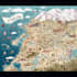 draw vineyard map illustration winery visitor guide