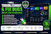 fix react admin dashboard and backend issues