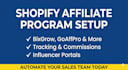 shopify affiliate program yuko shopjar awin bixgrow metricks referlo sprusify