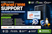 fix cpanel whm and web hosting server issues