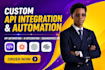 build squarespace API integration wordpress API mls api custom code with PHP