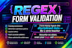 create custom regex validation for web forms and input fields