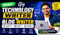 write high quality technology and ai articles