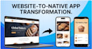 convert your website into an android and ios app