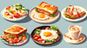 create food illustration in my style