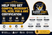 help you get comptia microsoft itil hcri phr and aws certification