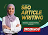 do SEO article writing, blog writing, and content writing