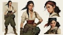 draw a semi realistic character